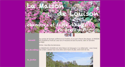 Desktop Screenshot of lamaisondelouison.com